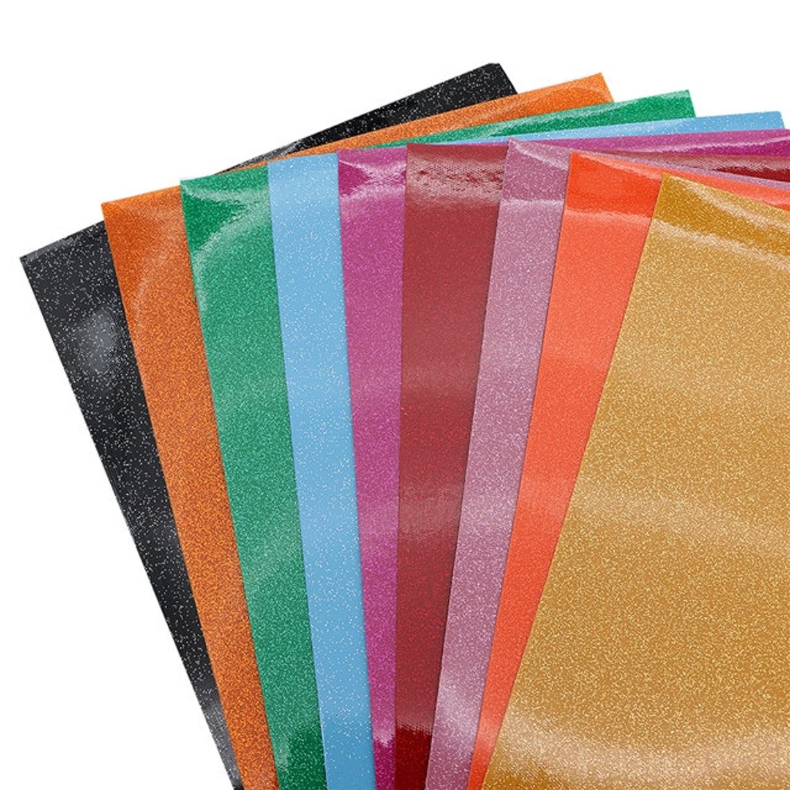 Faux Leather for Cricut Craft THIN smooth GLITTER Etsy