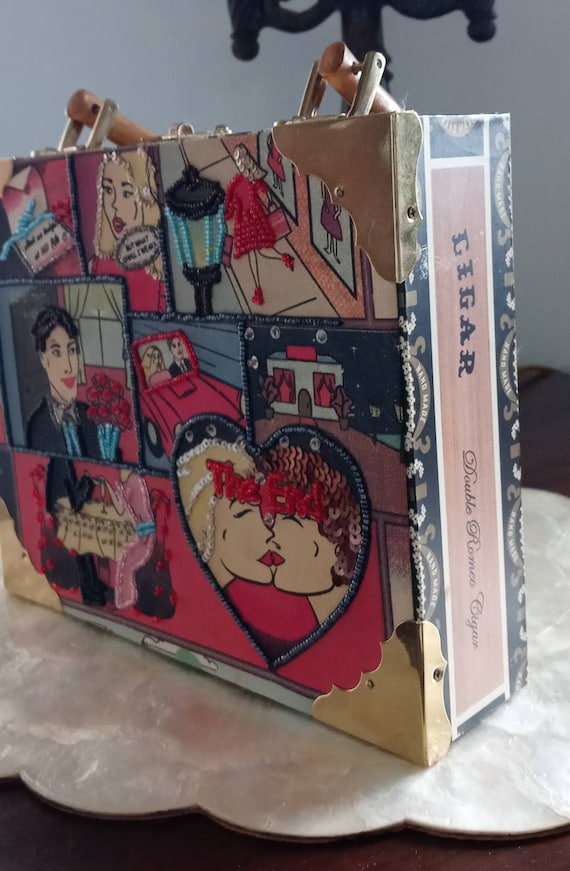Retro Bueno Cigar Box Purse - collectibles - by owner - craigslist