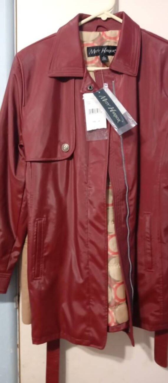 MISTY HARBOR Red Over Coat