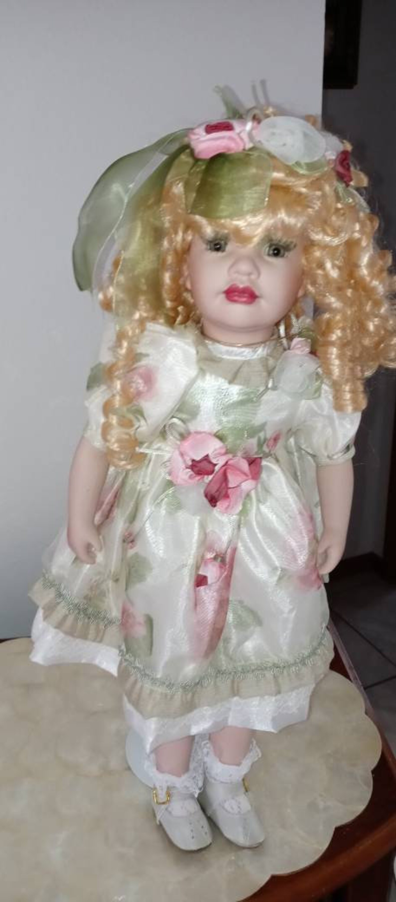 Golden Keepsake Heirloom Porcelain Doll Kierstin Etsy
