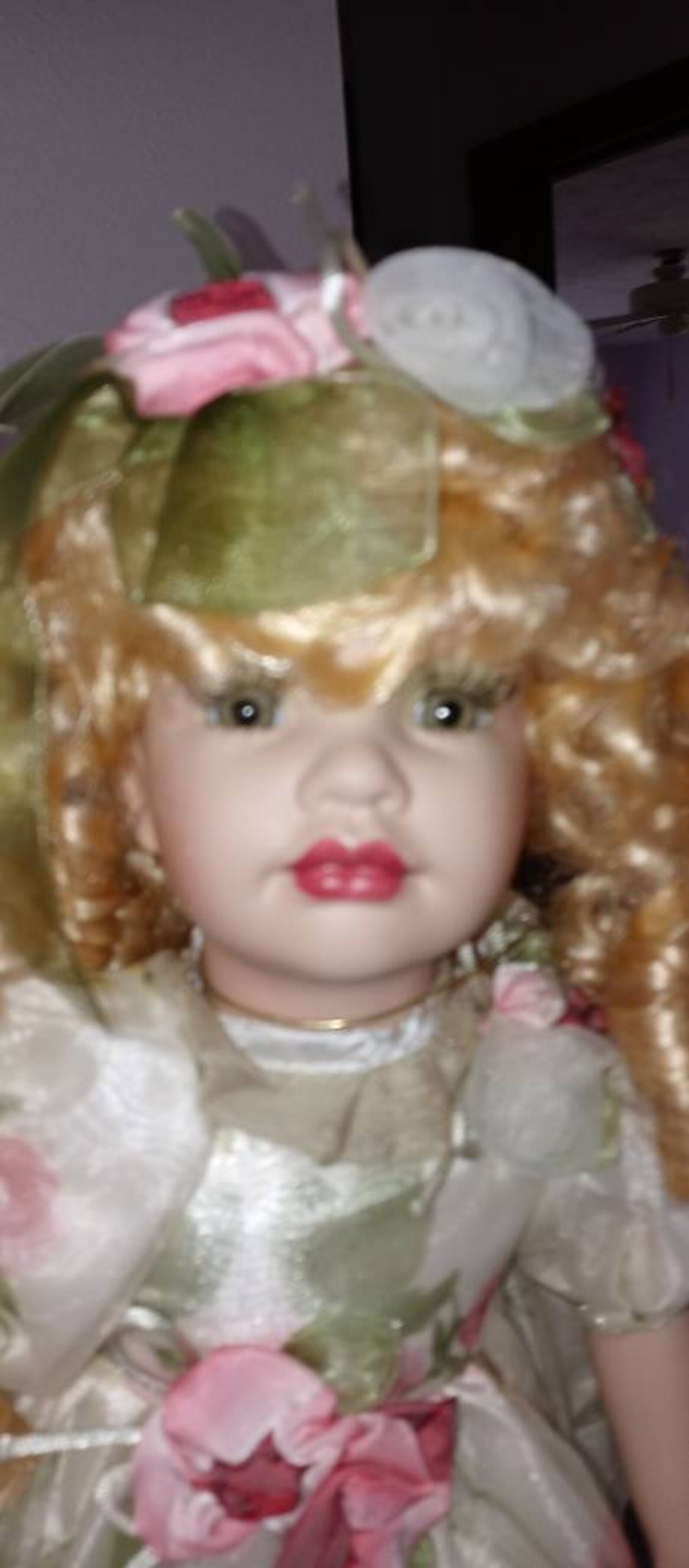 Golden Keepsake Heirloom Porcelain Doll Kierstin Etsy
