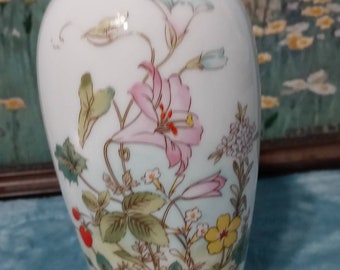 Hand Painted Flower Pattern Porcelain Vase Ship to US Only