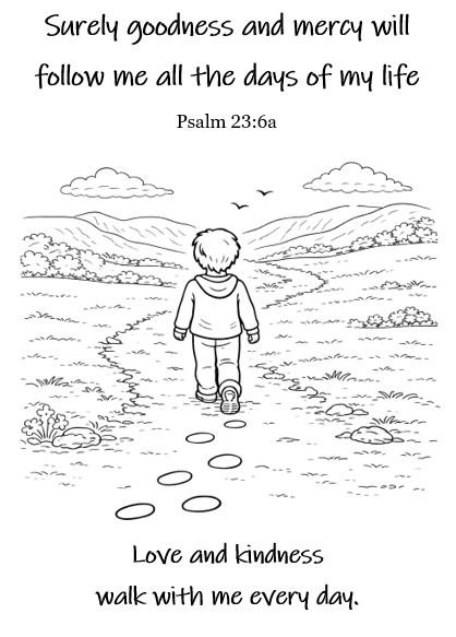 Footsteps Through Psalm 23 - Etsy