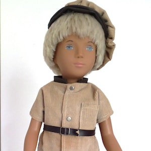 Vintage 1973-76 Sasha Vinyl 16&quot; Boy gregora im seltenen Mushroom Suit Outfit