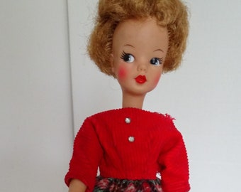 Vintage 1960&#39;s Ideal Tammy Straight Leg High Color in Tagged Dress