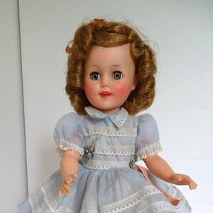 Vintage 1950's Ideal 15" Shirley Temple Vinyl in Original Tagged Clothes