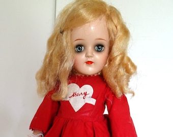 Vintage 1950 Ideal P91 Mary Hartline Majorette 15 "Hartplastik Alle Originale