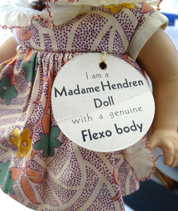 ヴィンテージ 1928 マダム・ヘンドレン 11インチ バドピーチ コン