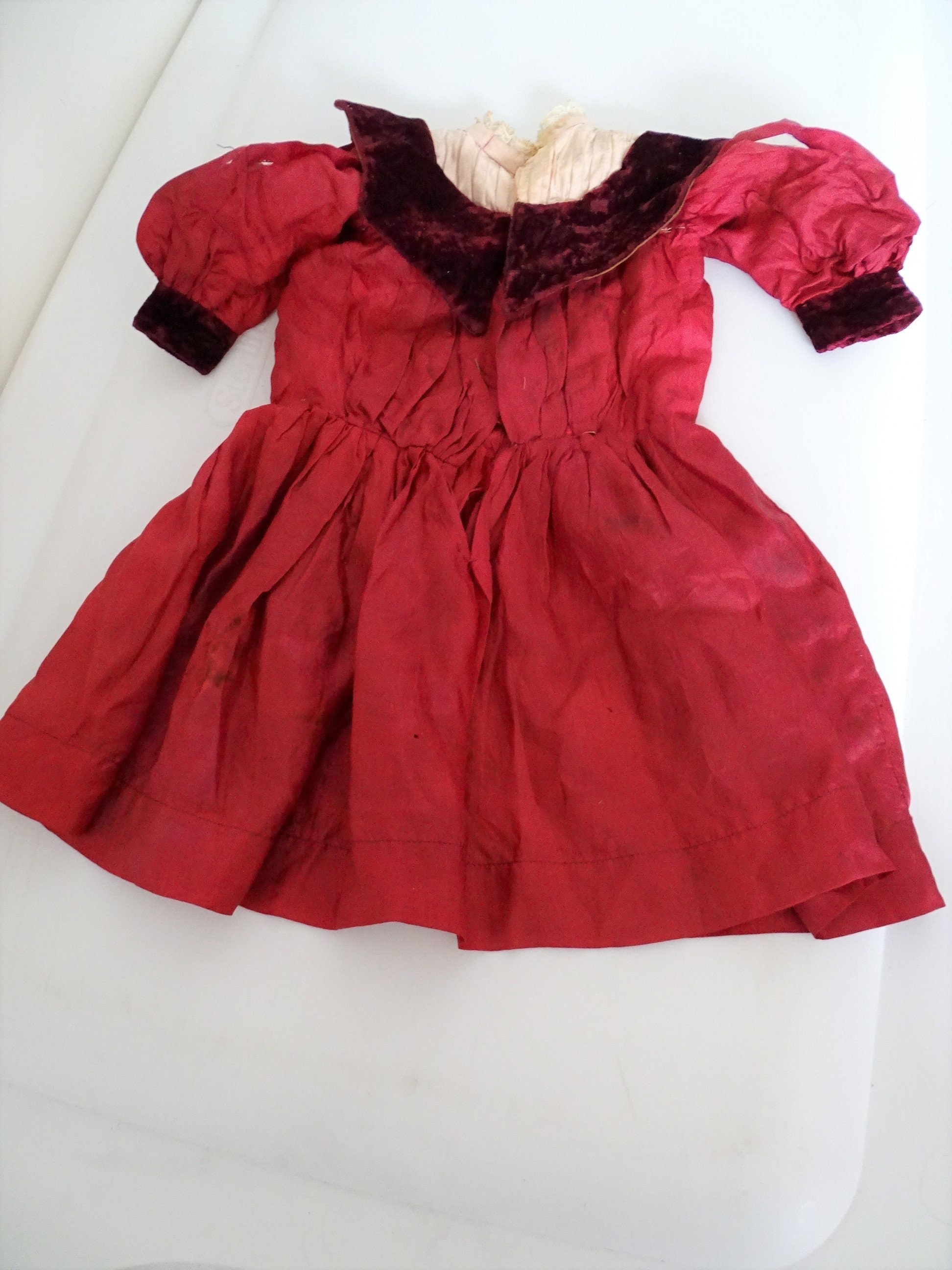 Antique doll dress - Etsy 日本 Antique doll dress - Etsy 日本