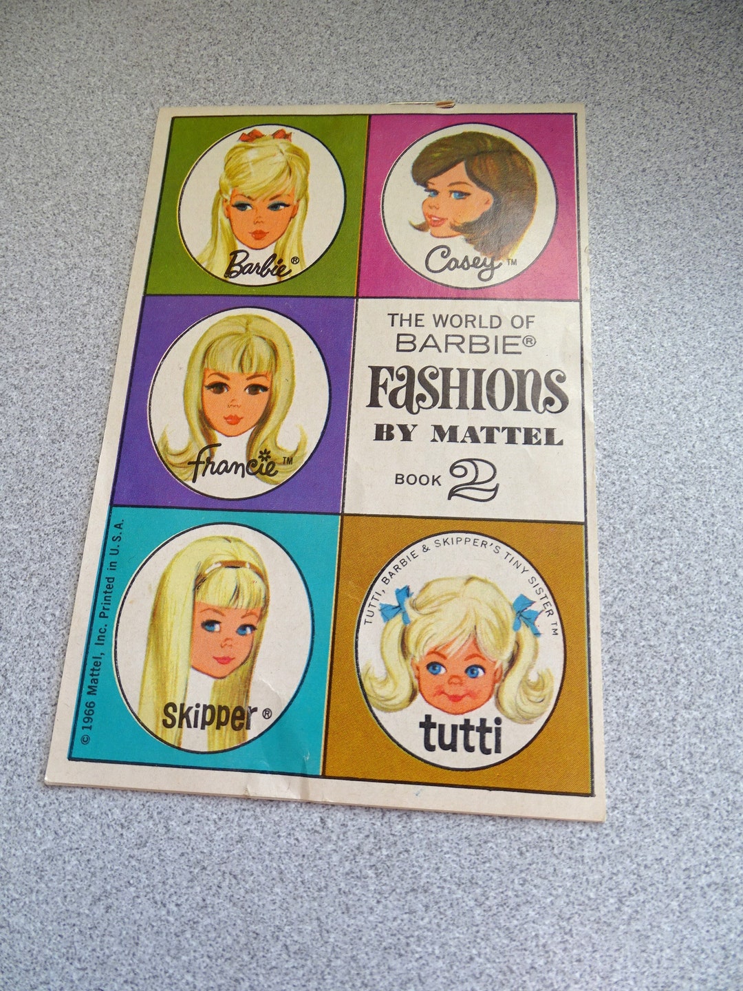 Vintage 1966 Mattel Barbie Booklet 2 World of Barbie Fashions - Etsy