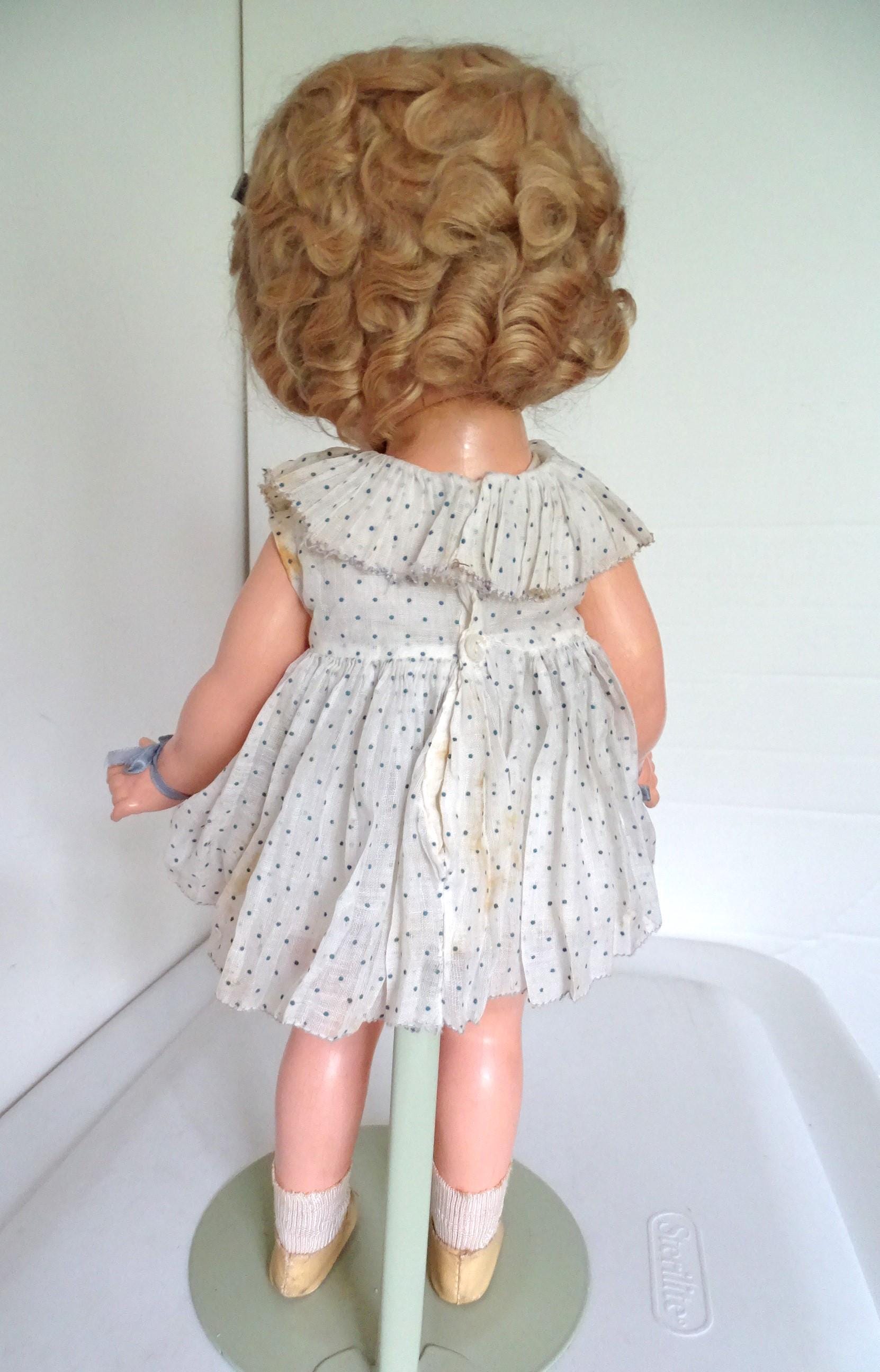 ariel blue dress doll Danbury The Worlds Darling Shirley Temple Porcelain Doll – Whatnots &  Whimsies main image 0