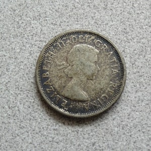 1959 Canada 25 Cent Silver Coin Canadian Quarter