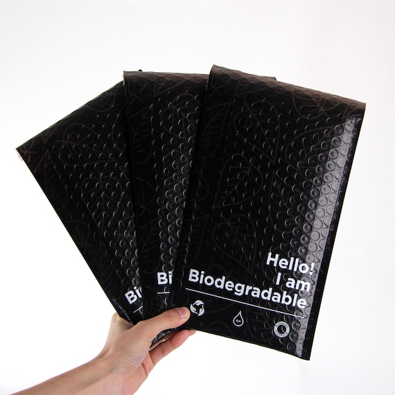 Eco Friendly Biodegradable Bubble Mailers  -  25 units