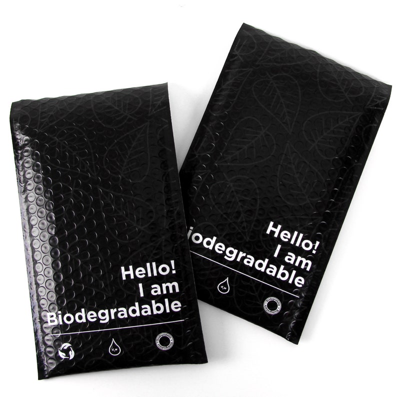 Eco Friendly Biodegradable Bubble Mailers 25 Units Etsy