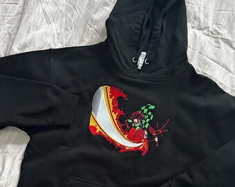 Anime-Inspired Fire Breathing Hoodie for Manga Fans