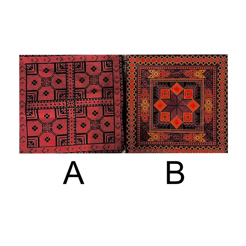 Palestinian Rugs Twin Palestinian Palestine Middle Eastern Mediterranean Embroidery ...