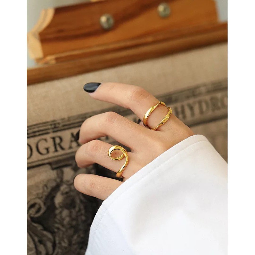 Anillo De Plata De Ley 925 Con Circonitas De Elli
