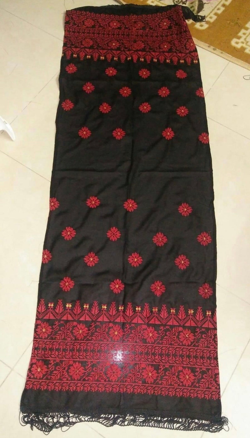 Palestinian Tatreez embroidery scarves scarf image 7