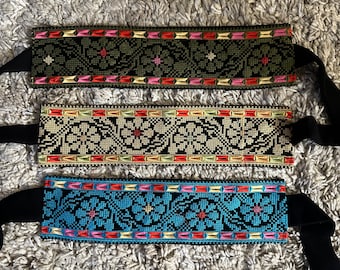 Palestinian Jordanian embroidery tatreez belt