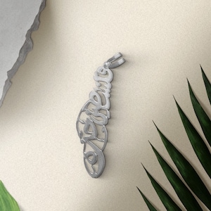 Free Palestine Charm necklace purely silver 925 handmade exclusive