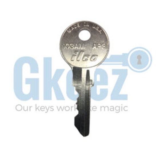 2 Steelcase File Cabinet Keys FR Series FR301-FR350 With Key Tag 
