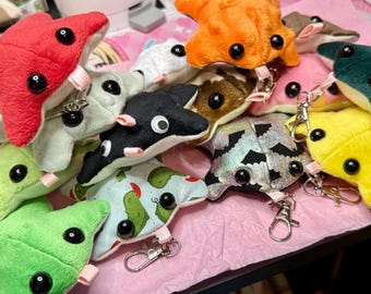 Plush Frog Keychain