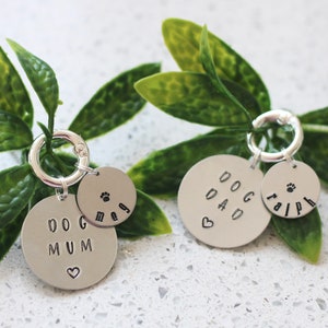 Dog Mum Dog Dad Keyring Personalised Attachments