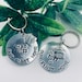 Personalised Hand Stamped Our First Home Keyring