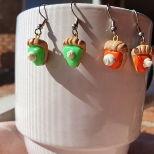 Pie Earrings