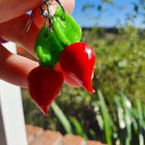 Radish earrings