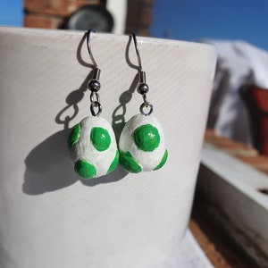 Yoshi Egg Earrings
