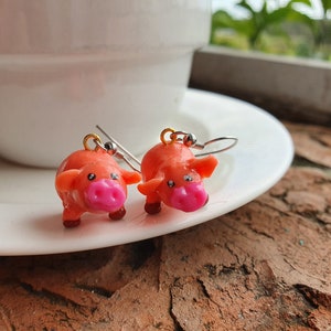 Piggy earrings