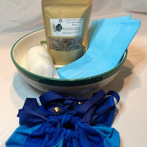 100% Cotton Lotus Birth Placenta Bag Kit