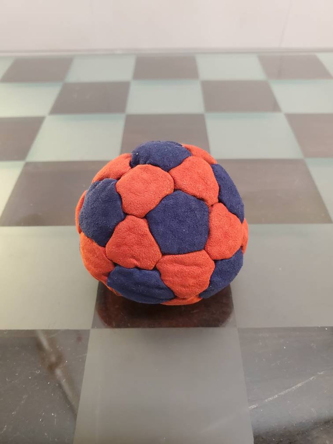 32panel Red & Blue Hacky Sack Footbag Juggling Kick Bag Foot Etsy