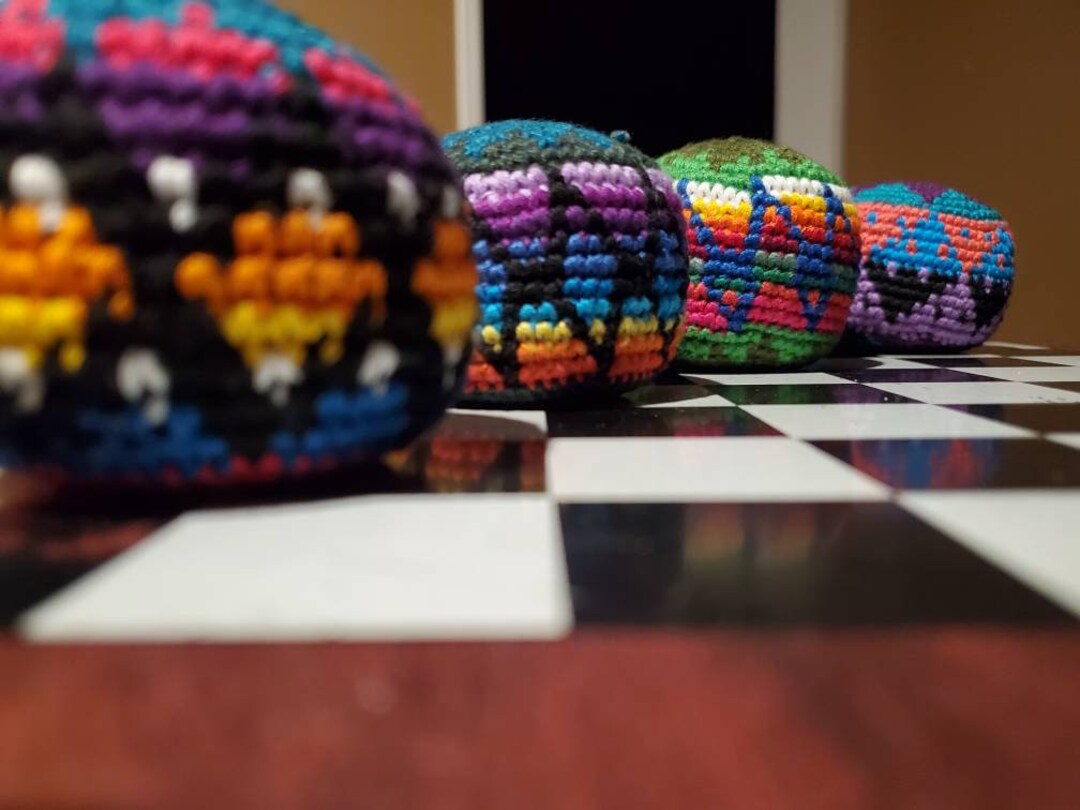 Assorted Guatemalan Hackysack Footbag , Beautiful Colors and Design ...