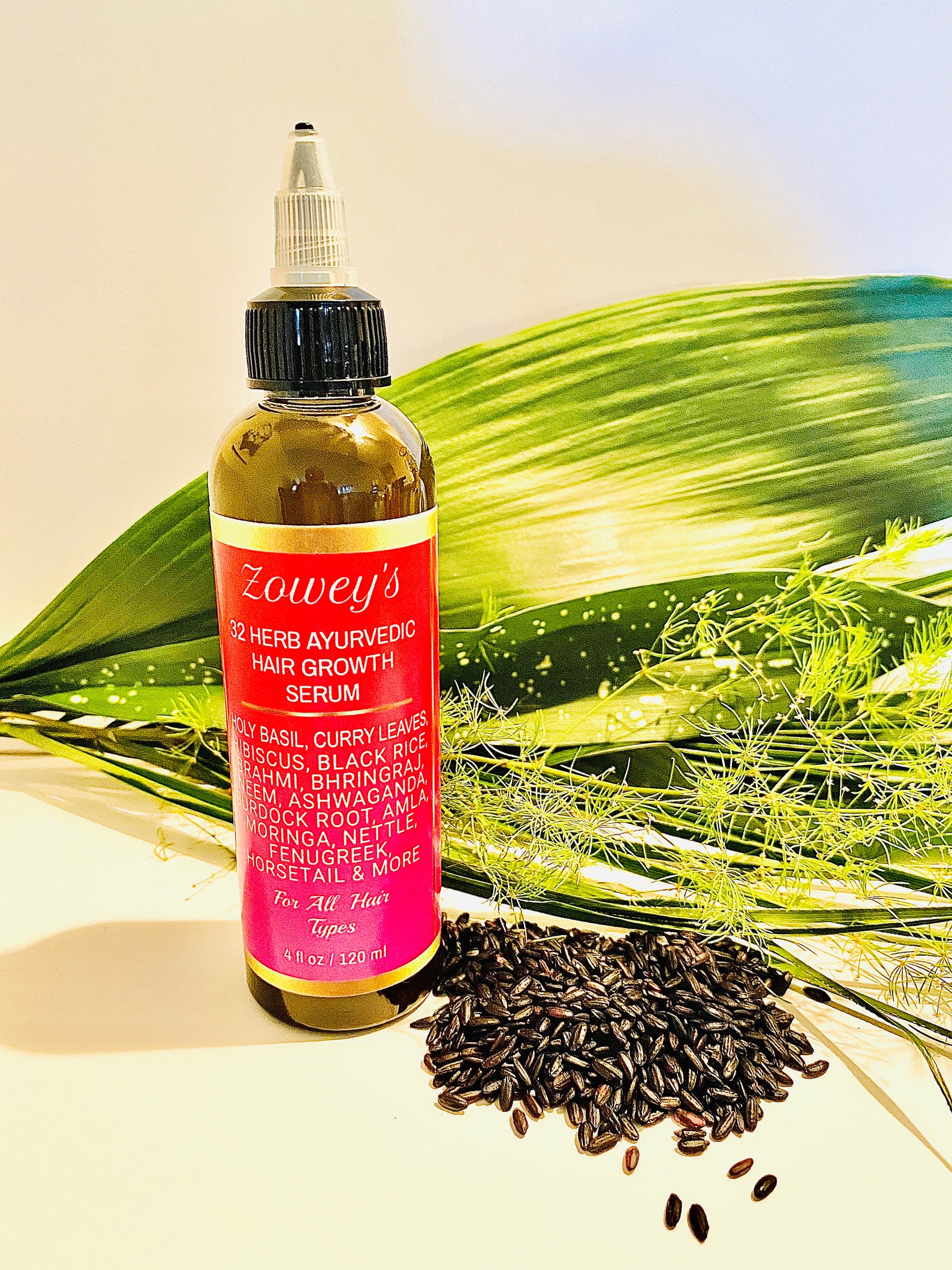 Ayurvedic Hair Growth Serum Alopecia EdgesBeard Breakage Etsy