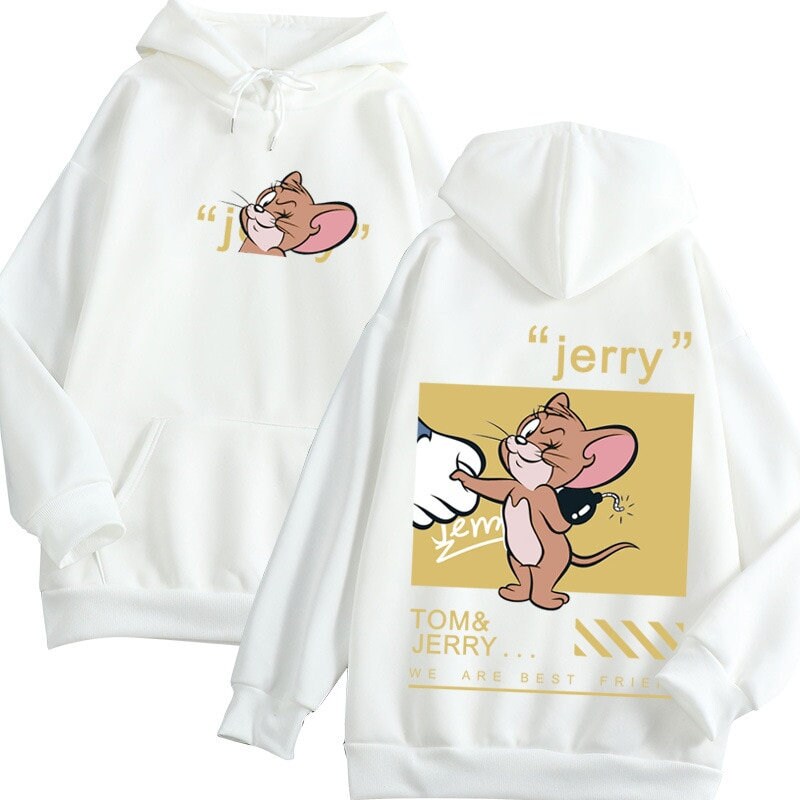 Tom y Jerry Pareja Sudadera con Capucha Match Hoodie Cartoon | Etsy España