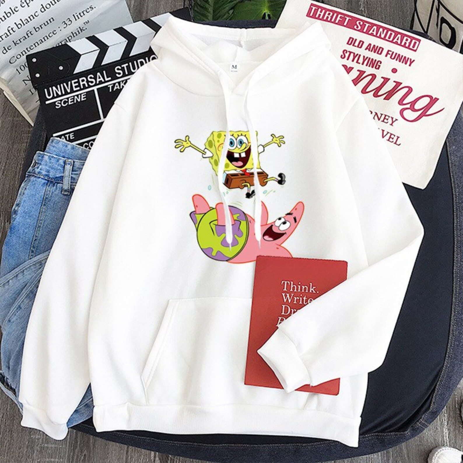 sponge bob and patrick hoodie