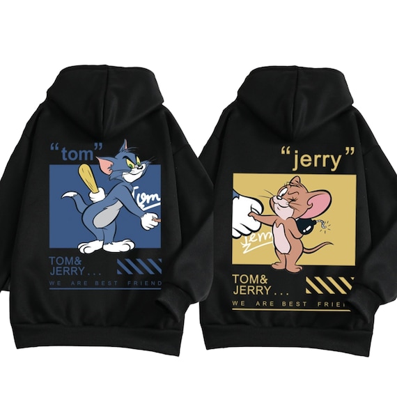Tom y Jerry Pareja Sudadera con Capucha Match Hoodie Cartoon | Etsy México