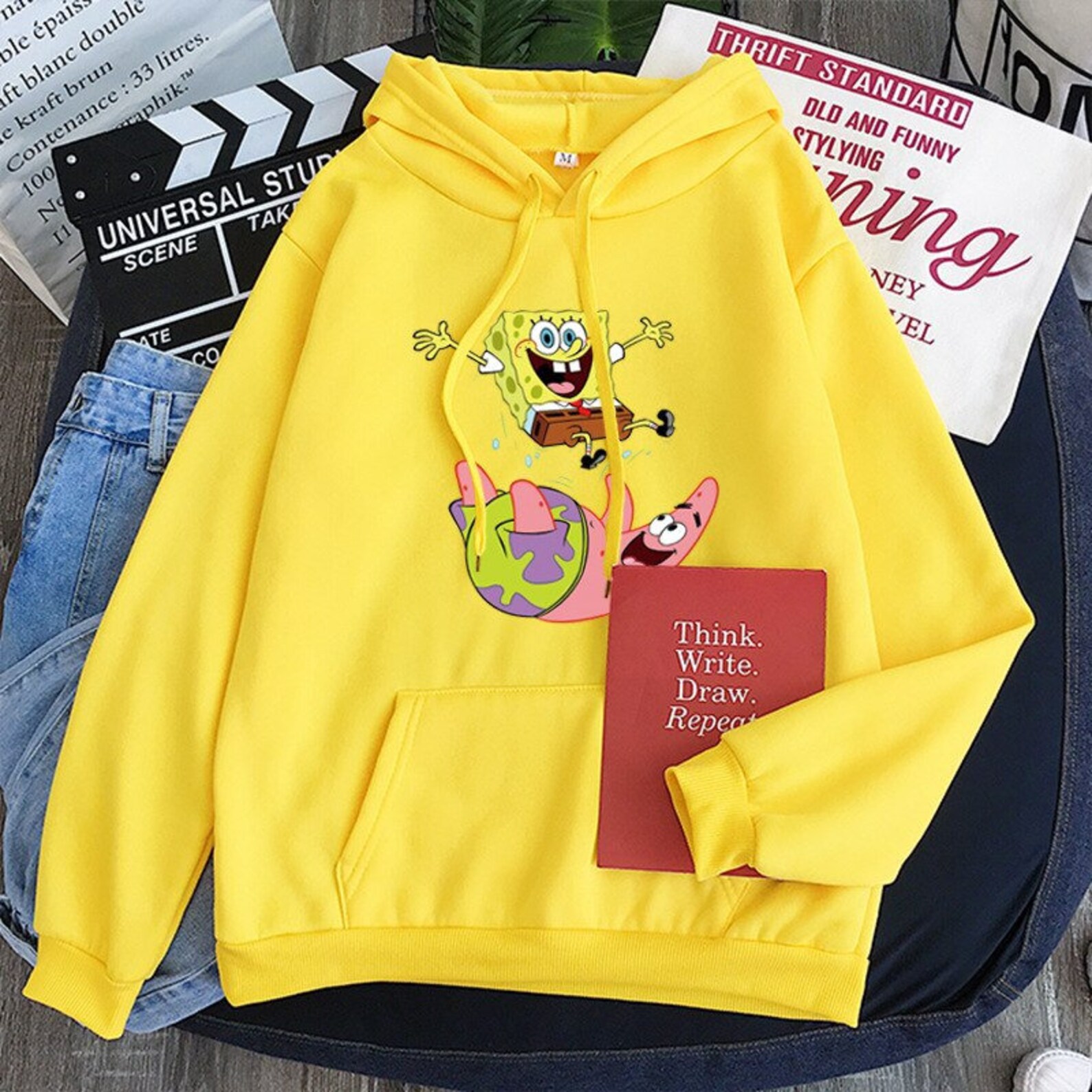 sponge bob and patrick hoodie