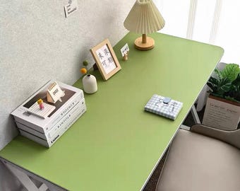 Custom Size PVC Desk Mats, Large Size Anti-slip Desk Mat, 3.5MM Thickened Table Mat, Office Gifts XL XXL, Pastel Desk Mat,Aesthetic Mousepad