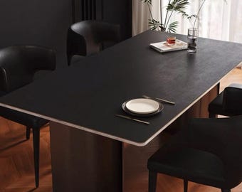 Custom size Desk Mat, Custom Printed Large Mouse Mat For Home, Personalised Desk Mat, Gaming gifts For Father, Leather Desk Mat