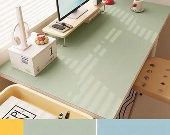 Personalized Desk Mat, Custom Two-sided And Two-colored Desk Mat, Custom Mousepad, Custom Keyboard Mat, Office Accessories, Fathers Day Gift