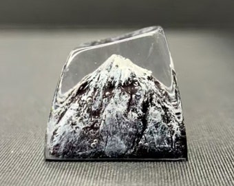 Snow Mountain Keycap, SA Esc Artisan Keycaps, MX Mechanical Keyboard Keycaps, Creative Handmade Keycaps, PBT Resin Keycap