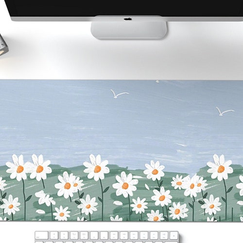 Retro Desk Mat Keyboard Mat 70s Desk Pad Tech Accessories Etsy