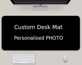 Personalised Photo Desk Mat, Custom Your Picture Desk Mat, Office Gift Desk Pad, Personalized Mousepad, Desk Accessories, Any Image Gift