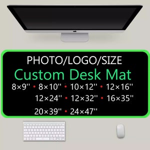Custom Desk Mat, Custom Mouse Pad, Large Office Desk Mat, Custom Gift Mousepad, Personalized Gift, Boyfriend Gift, Personalized Pad Photo