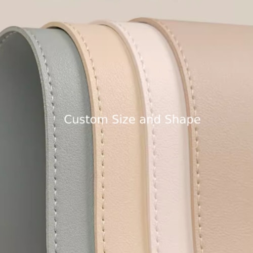 Leather Office Desk Mat, Custom Size Desk Mat, Large Waterproof Mouse Pad, Extended Table Surface Protector, School Gaming Desk Mat