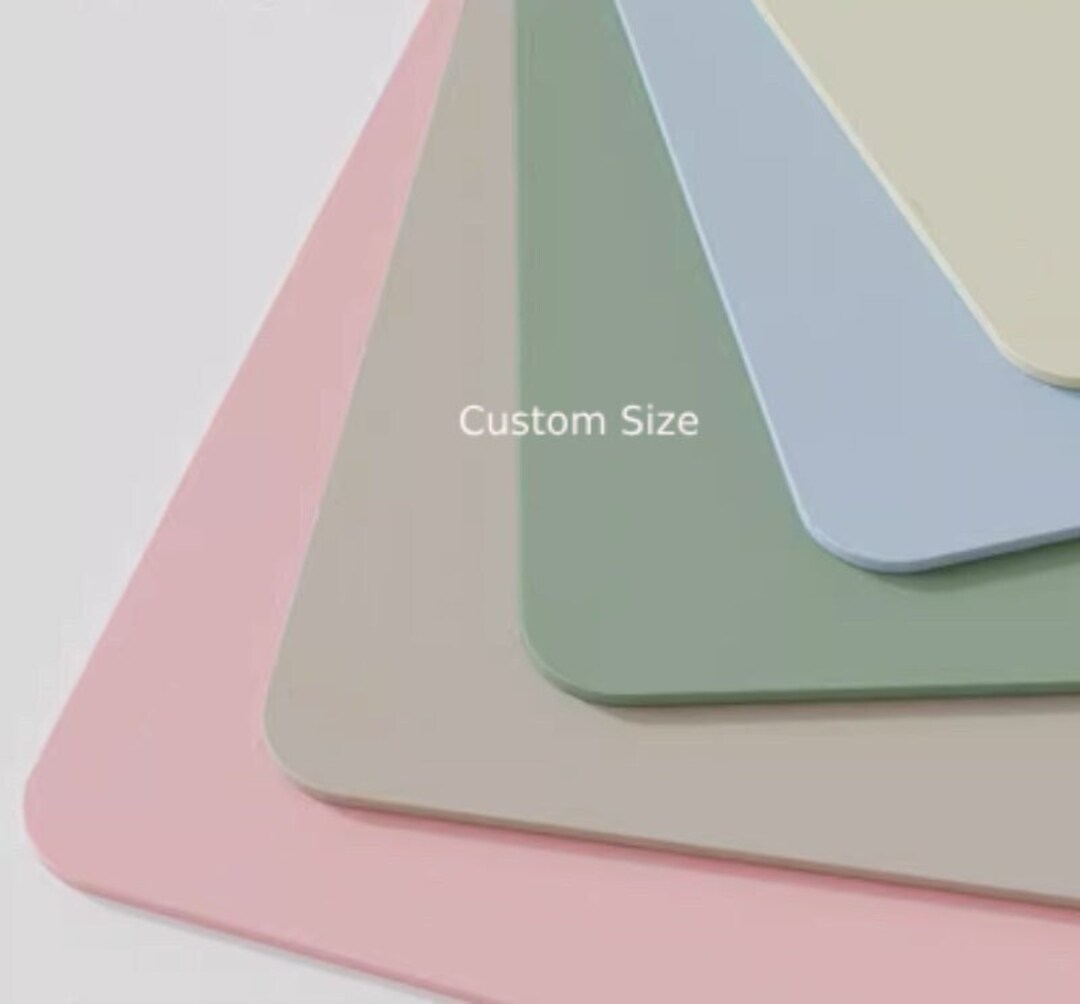 Custom Size Desk Mat, Office Leather Desk Mat, Large Waterproof Mouse