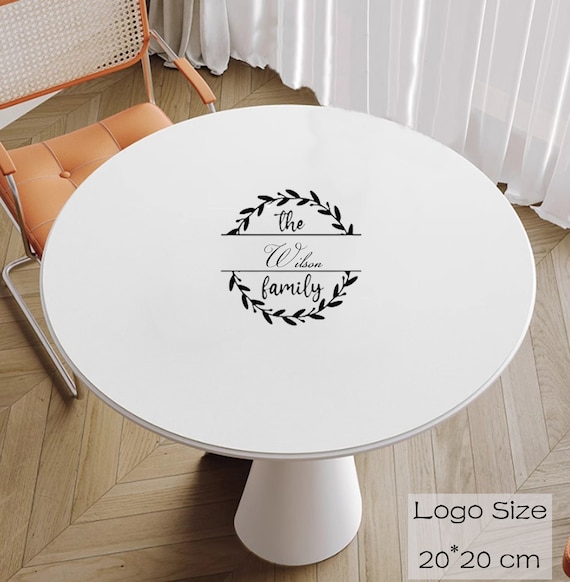 Custom the Family Desk Mat Custom Name Round Mat PVC Leather Large Mat Custom Size Desk Mat Desk Surface Protector Gift for Husband Etsy